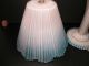 Stylish Art Deco Frosted Table/dresser/night Stand Lamp Lamps photo 5