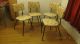 Mid Century Modern Atomic Eames Hairpin Formica Table With Four Chairs Post-1950 photo 5