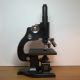 Ao Spencer Monocular Microscope 10x Wf Ocular,  3 Objectives Jarrell & Ash Boston Optical photo 3