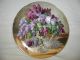 Lilacs Porcelain Plate Fowers Of Your Garden Series Vieonne Morley W L George Plates & Chargers photo 3