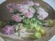 Peonies Porcelain Plate Fowers Of Your Garden Series Vieonne Morley W L George Plates & Chargers photo 2