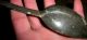 Antique C1760 Rat Tail American Pewter Spoon Unfinished Blacksmith Musueum Vafo Primitives photo 5