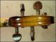 Vintage 3/4 Size Violin For Repair Or Wall Hanger String photo 3