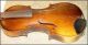 Vintage 3/4 Size Violin For Repair Or Wall Hanger String photo 6