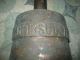 Marine Vintage Heavy Brass Bell & Nameplate From Brazil Ship 
