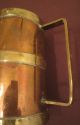 Antique Handmade Heavy Thick Copper And Brass Mug Stein Drinking Old Cup Metalware photo 2