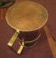 Antique Handmade Heavy Thick Copper And Brass Mug Stein Drinking Old Cup Metalware photo 5