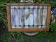 2 Matching Antique Stained Glass Windows,  Wooden Window Frames,  Arts & Crafts Unknown photo 4