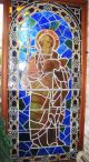 Antique Stained Glass Church Window Ca.  1900s 1900-1940 photo 1