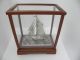 Finest Signed Japanese Hand Made Sterling Silver 960 Model Yacht Ship By Seki Nr Other photo 1