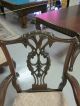 (8) Antique Hand Carved Ball & Claw Mahogany Chairs 2 Arm Chairs 1900-1950 photo 3