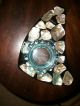 Large Retro Mid Century Boomerang 1960 ' S Lucite & Abalone Ashtray Mint Mid-Century Modernism photo 2