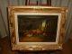 Old Oil Painting,  { Paul - Henry Schouten,  1860 - 1922,  Sheep And Chickens }. Other photo 1