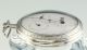 Verge Fusee Pocket Watch Calendar Center Seconds Spindeltaschenuhr Montre Silver Clocks photo 10