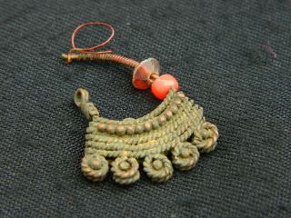 Ancient Brass Earring - 100 Years Old - Sahara photo