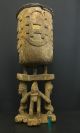 African Tribal Drum - - - - - - Baga,  Guinea (88 Centimetres / 34.  5 Inches Tall) Other photo 11