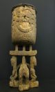 African Tribal Drum - - - - - - Baga,  Guinea (88 Centimetres / 34.  5 Inches Tall) Other photo 4