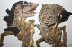 Rare Authentic Old Theater Shadow Puppet Wayang Klitik Karucil Gunungan Fan Java Pacific Islands & Oceania photo 5