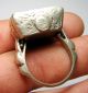 Matncat84 A Nomadic / Bedouin Silver Intaglio Ring Old Decoration G245 Near Eastern photo 2