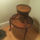 Antique French Mahogany Stand With Drawer & Brass Adornmmets 12 Pix 1900-1950 photo 11