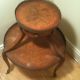 Antique French Mahogany Stand With Drawer & Brass Adornmmets 12 Pix 1900-1950 photo 1