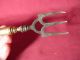 19th C Antique English Brass Telescoping Toasting Fork Metalware photo 1