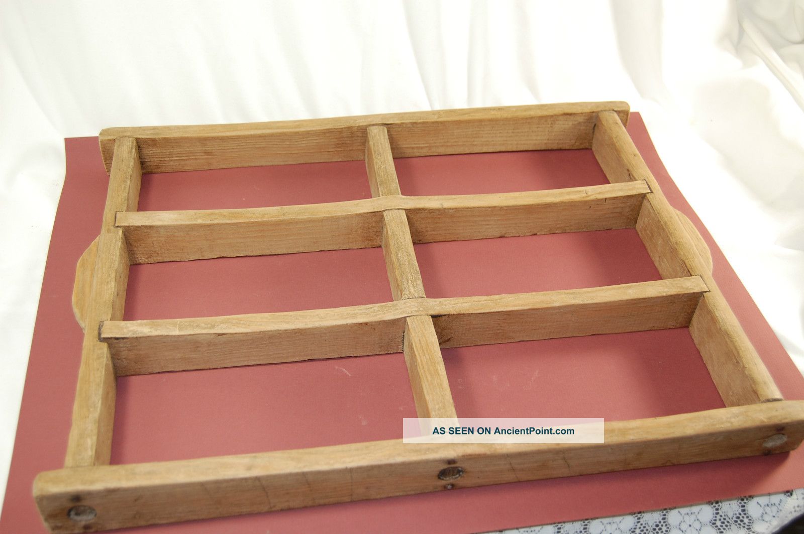 1800 ' S Style Rustic Wooden Wood 6 Brick Mold Mold Primitives photo