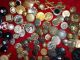 Estate Huge 400 Plus Buttons Lots Vintage Rhinestone New Glass Antique Czech Sew Buttons photo 2
