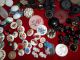Estate Huge 400 Plus Buttons Lots Vintage Rhinestone New Glass Antique Czech Sew Buttons photo 6