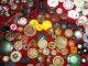 Estate Huge 280 Plus Buttons Lots Vintage Rhinestone New Glass Antique Czech Buttons photo 2
