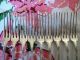 Avalon Antique Strawberry Forks Silverplate Berry Fork Set Community Oneida/Wm. A. Rogers photo 1