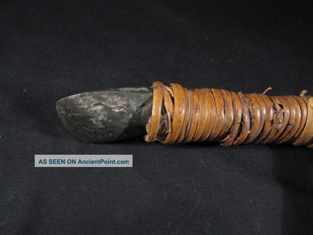 Old Tribal New Guinea Sepik Greenstone Axe - - Pacific Islands & Oceania photo
