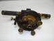 Antique Metal Brass Cl Berger & Sons Engineering Surveying Tool Transit W/ Case Engineering photo 5