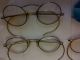 Lot 4 Vintage Antique 14k Solid Gold Eyeglasses Bausch & Lomb Shuron 12kgf Ao Optical photo 1