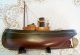 Large Vintage Model Tug Boat,  Wood & Metal Construction,  Detailed,  Rustic Model Ships photo 6