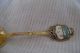 Antique Sterling Silver Enamel Gold Wash Winnipeg Souvenir Spoon Roden Bros Souvenir Spoons photo 4