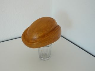 French Millinery Wooden Hat Block In And Good Condition photo