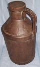 Antique H.  P.  Hood & Sons Metal Milk Can/jug 33503 With 1907 Dated Copper Plate Other photo 1