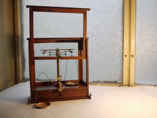 Vintage Antique Analytical Balance Scales photo