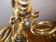 Vtg.  Elegant Unique Pair Solid Brass Trumpets Motifs Candelabras Fixture Chandeliers, Fixtures, Sconces photo 5