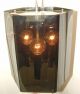 Vtg.  Large 1960s Retro Lucite Chrome Eames Era Lantern Chandelier Light Fixture Chandeliers, Fixtures, Sconces photo 1