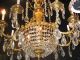 French Bronze & Crystal 10 Ligt Chandelier Made In Europe In The 1940s Chandeliers, Fixtures, Sconces photo 1