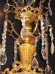 French Bronze & Crystal 10 Ligt Chandelier Made In Europe In The 1940s Chandeliers, Fixtures, Sconces photo 3