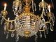 French Bronze & Crystal 10 Ligt Chandelier Made In Europe In The 1940s Chandeliers, Fixtures, Sconces photo 7