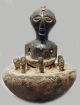 African Magical Songye Fetish Statue Ceramic Pottery Divination Dr Congo Ethnix Other photo 4
