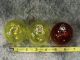 3 Colored Glass Floats Fishing Ball Buoy 7 