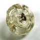 Antique Charmstring Glass Button Swirled Crystal Candy Mold W/ Swirl Back Buttons photo 3