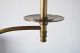 Chapman Vtg Mid Century Modern Hollywood Regency Brass Adjustable Arm Floor Lamp Mid-Century Modernism photo 4