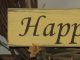 Happy Spring - Wood Sign - Small Wall Shelf Easter Decor Primitives photo 3
