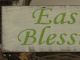 Easter Blessings - Wood Sign - Prim Wall Door Hanging Primitives photo 1